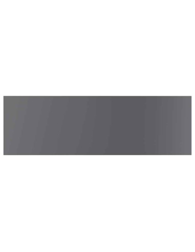 Ripiani per Libreria 4pz Grigio Lucido 80x20x1,5cm Multistrato