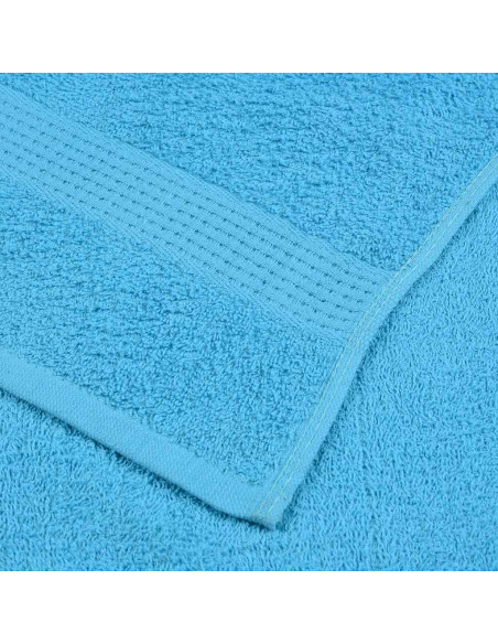 Asciugamani da bagno FROGN 2 pz Turchese 100x150 cm 360 g/m²