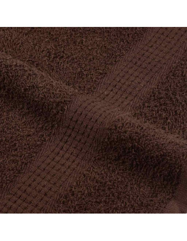Asciugamani da doccia FROGN 4 pz Marrone 70x140 cm 360 g/m²