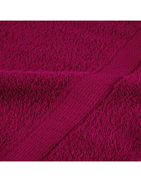 Asciugamani Premium SOLUND 4 pz Bordeaux 50x100 cm 600 g/m²