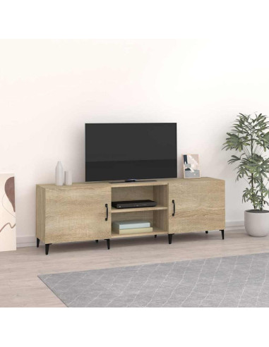 Mobile Porta TV Rovere Sonoma 150x30x50 cm in Legno Multistrato