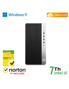 RINOVO PC HP 600-800 G3 Tower i5-7X00 DDR4 16GB SSD 128GB+500GB HDD W11P CLOUD20GB Grade A 1Y Warran