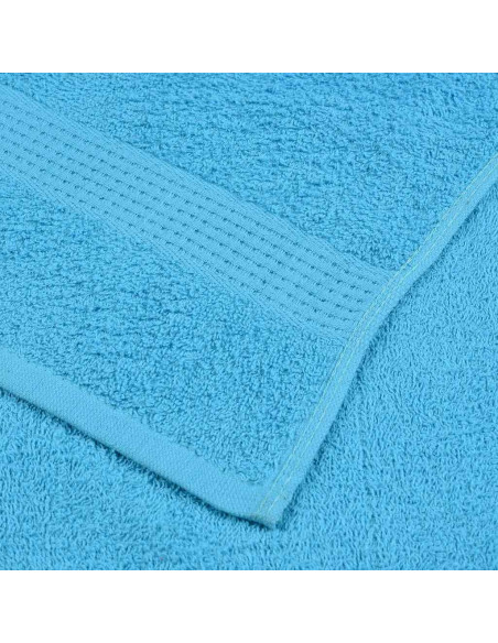 Asciugamani da bagno FROGN 4 pz Turchese 100x150 cm 360 g/m²