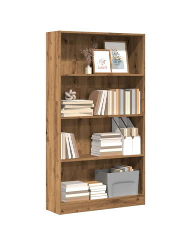 Libreria Rovere Artigianale 80x24x143 cm in Legno Multistrato