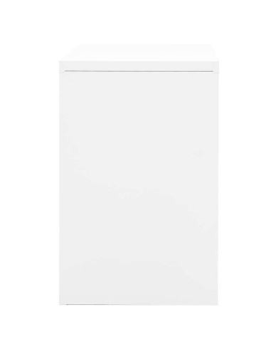 Armadio Classificatore Bianco 90x46x72,5 cm in Acciaio