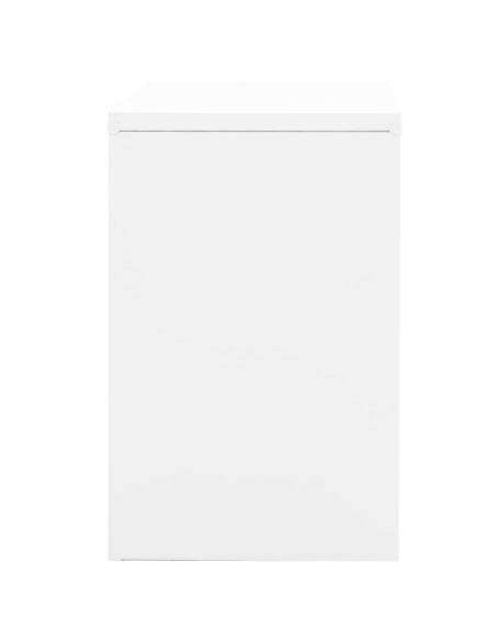 Armadio Classificatore Bianco 90x46x72,5 cm in Acciaio