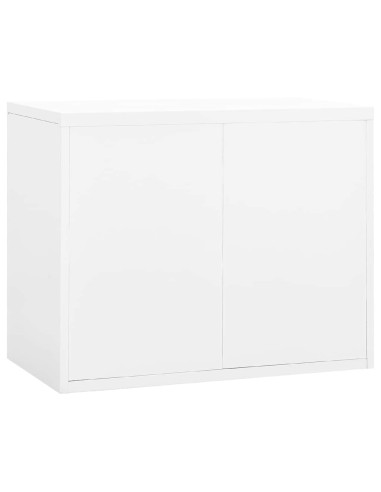 Armadio Classificatore Bianco 90x46x72,5 cm in Acciaio