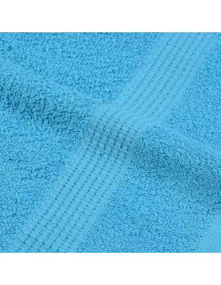 Asciugamani per sauna FROGN 10 pezzi Turchese 80x200 cm 360 g/m²