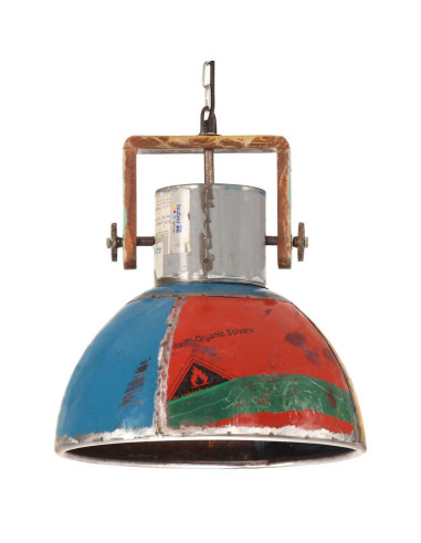 Lampada Sospesa Industriale 25 W Multicolore Rotonda 40 cm E27