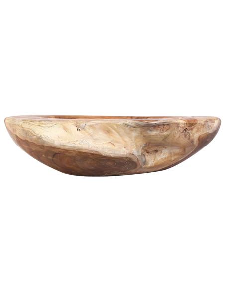 Portafrutta JEPARA Ø 30 cm Legno di teak massello Rotondo