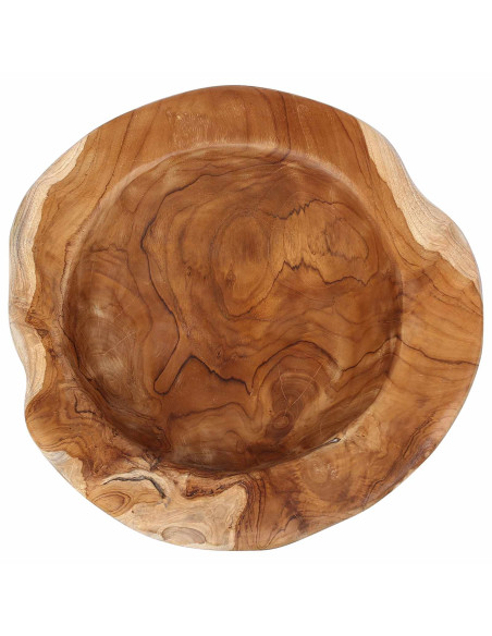 Portafrutta JEPARA Ø 30 cm Legno di teak massello Rotondo