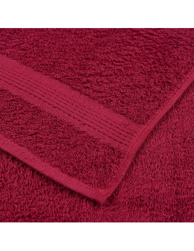 Asciugamani FROGN 2 pz Bordeaux 100x200 cm 360 g/m²