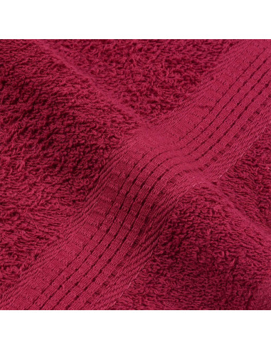 Asciugamani FROGN 2 pz Bordeaux 100x200 cm 360 g/m²