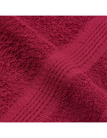 Asciugamani FROGN 2 pz Bordeaux 100x200 cm 360 g/m²