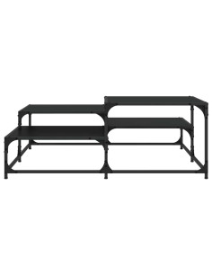 Tavolino da salotto Rovere Nero 107 x 107 x 40 cm 2