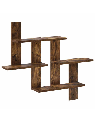 Scaffale da parete Rovere Fumo 85 x 13,5 x 73,5 cm