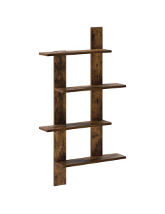 Scaffale da parete Rovere Fumo 61 x 13,5 x 105 cm