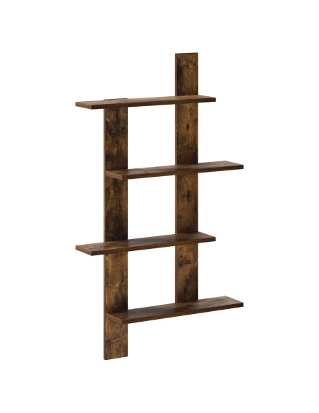 Scaffale da parete Rovere Fumo 61 x 13,5 x 105 cm