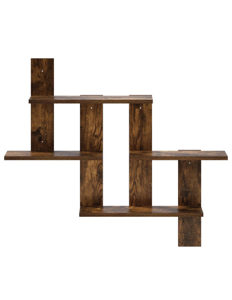 Scaffale da parete Rovere Fumo 85 x 13,5 x 73,5 cm
