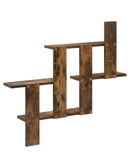 Scaffale da parete Rovere Fumo 85 x 13,5 x 73,5 cm