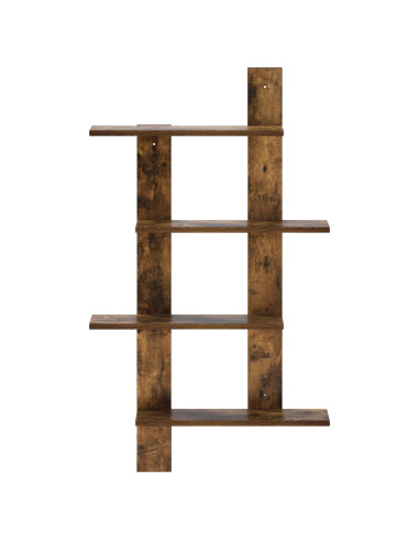 Scaffale da parete Rovere Fumo 61 x 13,5 x 105 cm