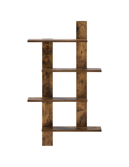 Scaffale da parete Rovere Fumo 61 x 13,5 x 105 cm