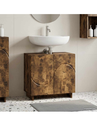 Mobile da bagno Rovere Fumo 60 x 41 x 58 cm