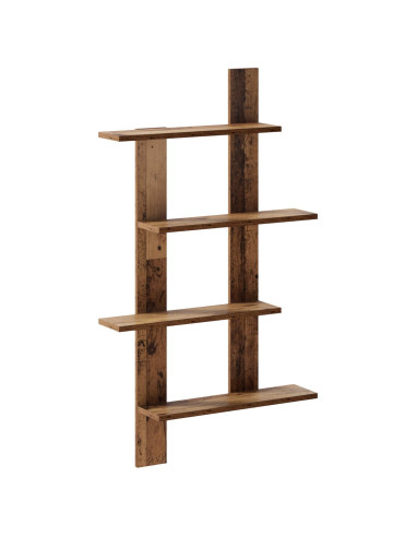 Scaffale da parete Legno di quercia 61 x 13,5 x 105 cm