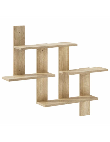 Scaffale da parete Rovere Sonoma 85 x 13,5 x 73,5 cm