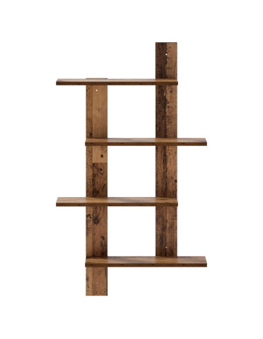 Scaffale da parete Legno di quercia 61 x 13,5 x 105 cm
