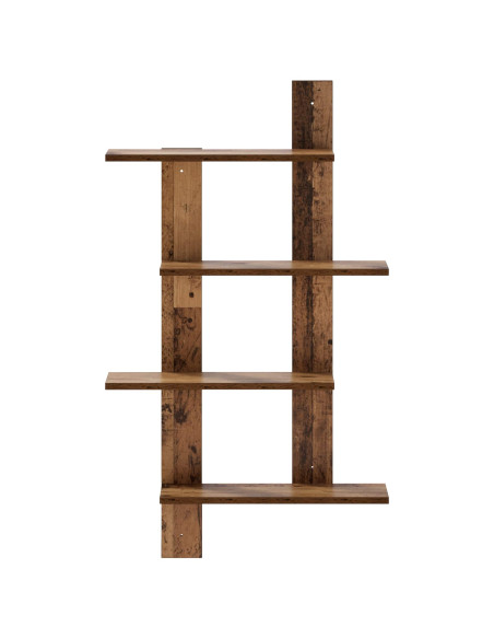 Scaffale da parete Legno di quercia 61 x 13,5 x 105 cm