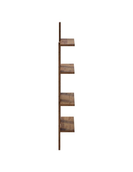 Scaffale da parete Legno di quercia 61 x 13,5 x 105 cm