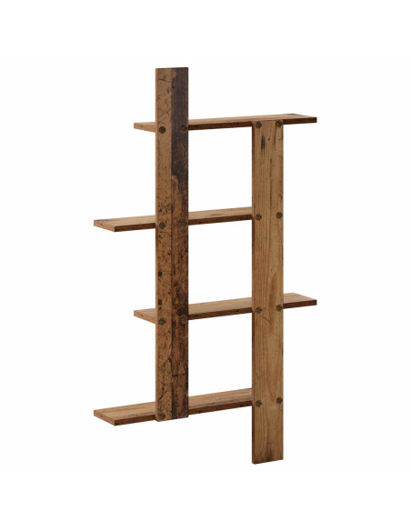 Scaffale da parete Legno di quercia 61 x 13,5 x 105 cm