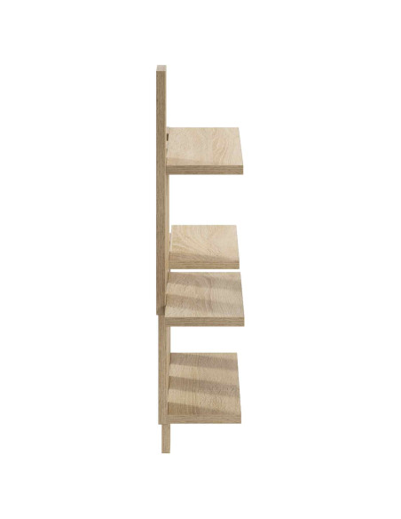 Scaffale da parete Rovere Sonoma 85 x 13,5 x 73,5 cm