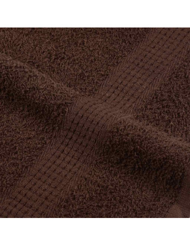 Asciugamani FROGN 10 pz Marrone 50x100 cm 360 g/m²