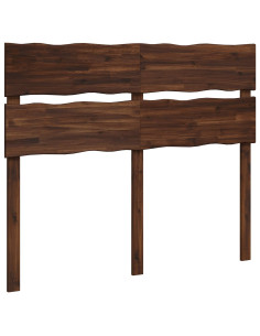 Testiera con bordo vivo ROSTOCK Marrone Scuro 120 cm 2