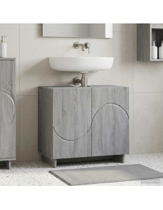 Mobile da bagno Sonoma grigio 60 x 41 x 58 cm