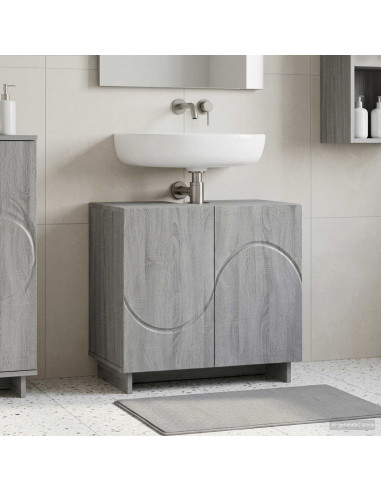 Mobile da bagno Sonoma grigio 60 x 41 x 58 cm
