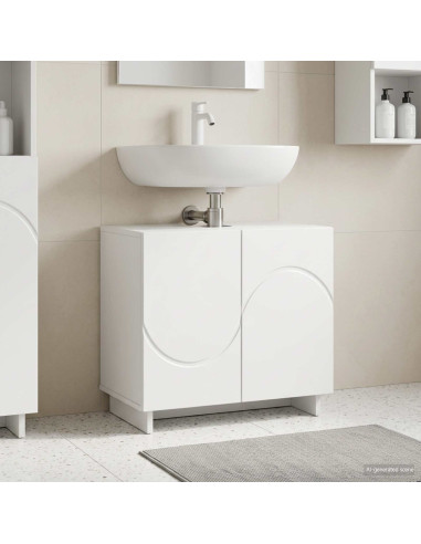 Mobile da bagno Bianco 60 x 41 x 58 cm Legno ingegnerizzato