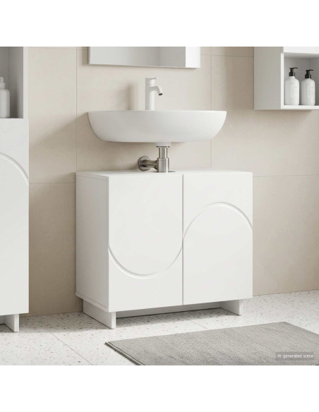 Mobile da bagno Bianco 60 x 41 x 58 cm Legno ingegnerizzato
