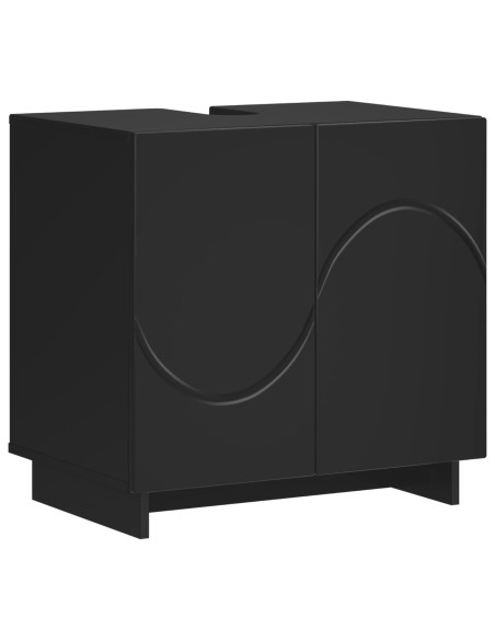 Mobile da bagno Nero 60 x 41 x 58 cm Legno ingegnerizzato