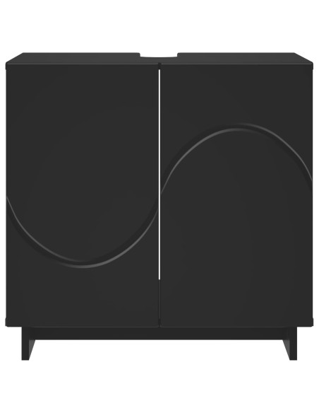 Mobile da bagno Nero 60 x 41 x 58 cm Legno ingegnerizzato