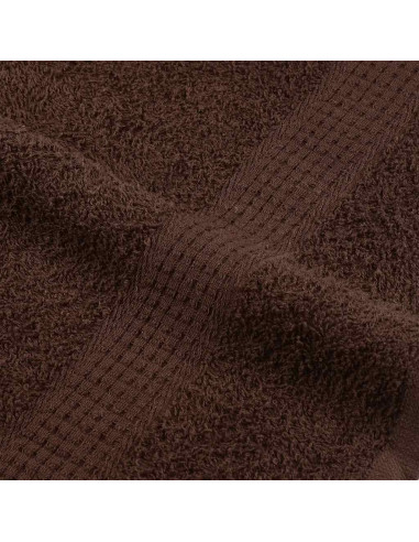 Asciugamani FROGN 10 pz Marrone 30x30 cm 360 g/m²
