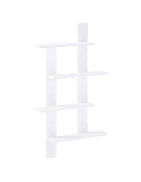 Scaffale da parete Bianco 61 x 13,5 x 105 cm