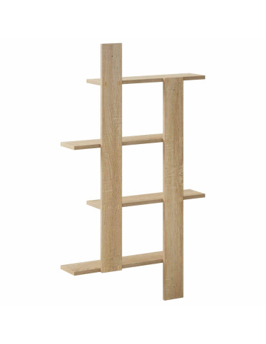 Scaffale da parete Rovere Sonoma 61 x 13,5 x 88 cm