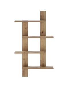 Scaffale da parete Rovere Artigianale 61 x 13,5 x 105 cm 2
