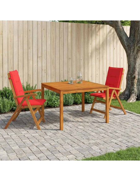Set da pranzo da giardino 3 pezzi 3 pz Naturale