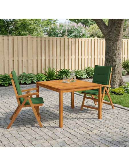 Set da pranzo da giardino 3 pezzi 3 pz Naturale