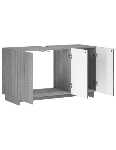 Mobile da bagno Sonoma grigio 101 x 41 x 58 cm
