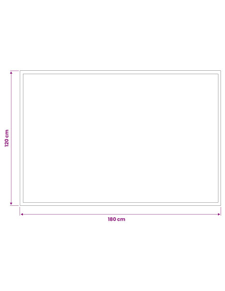 Tappetino Grigio Chiaro 180 x 120 cm 100% Poliammide